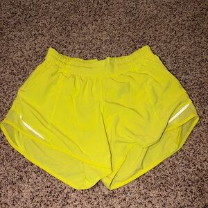 Bright Yellow Women's lululemon shorts